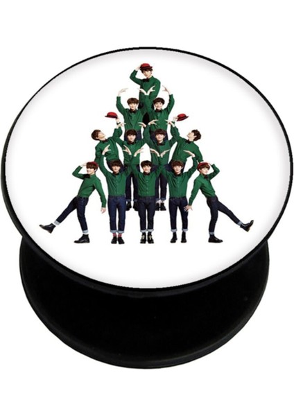 Popsocket Dijital Baskılı Telefon Tutacağı Telefon Parmak Tutucu Popsoket PS1182