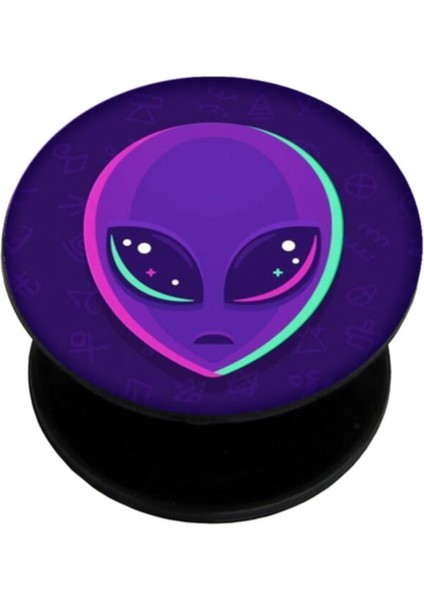 Popsocket Dijital Baskılı Telefon Tutacağı Telefon Parmak Tutucu Popsoket PS1835
