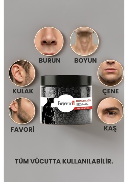 Black Erkeklere Özel Soyulabilen Boncuk Ağda – Sert ve Yoğun Kıl Tipleri| Profesyonel Güçlü Formül modelleri