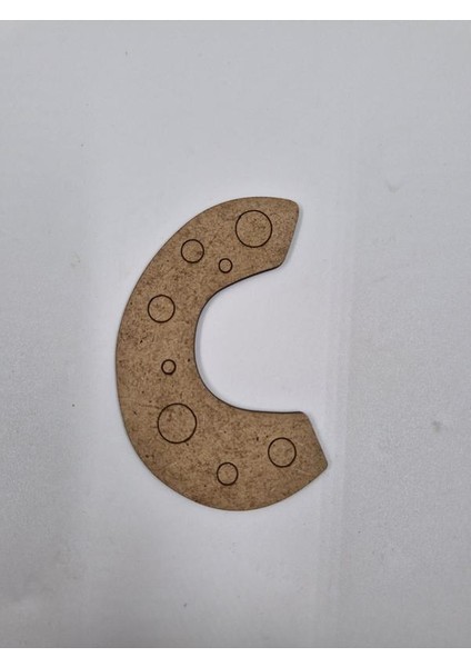 1 Adet Ahşap C Harfi Boyama Okul Dıy Etkinlik Aktivite Sanat 10 cm (Kopya)