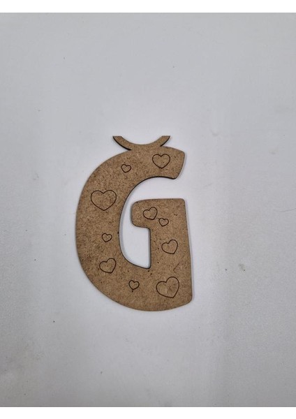1 Adet Ahşap Ğ Harfi Boyama Okul Dıy Etkinlik Aktivite Sanat 10 cm
