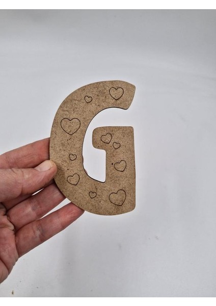 1 Adet Ahşap G Harfi Boyama Okul Dıy Etkinlik Aktivite Sanat 10 cm fiyatları