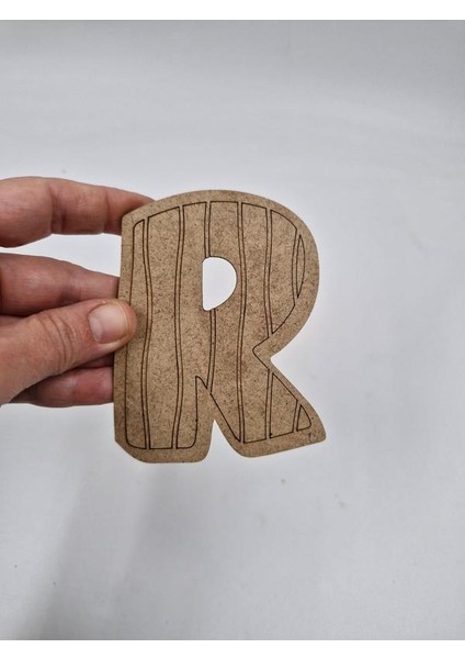 1 Adet Ahşap R Harfi Boyama Okul Dıy Etkinlik Aktivite Sanat 10 cm fiyatları