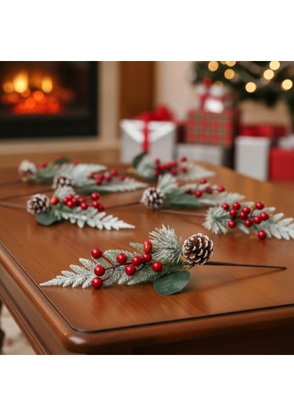 Dekoratif Kozalaklı Yapay Kokina