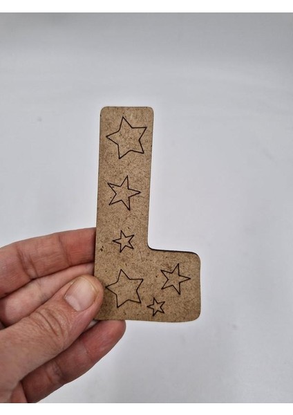 1 Adet Ahşap L Harfi Boyama Okul Dıy Etkinlik Aktivite Sanat 10 cm fiyatları