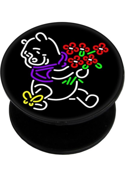 Popsocket Dijital Baskılı Telefon Tutacağı Telefon Parmak Tutucu Popsoket PS1762