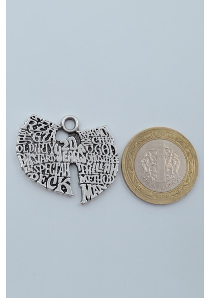 Wu Tang 20 Year Gümüş Kaplama Örme Zincir Kolye fırsatları