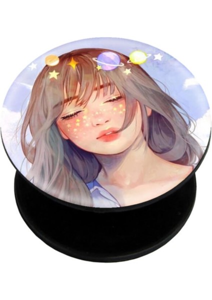 Popsocket Dijital Baskılı Telefon Tutacağı Telefon Parmak Tutucu Popsoket PS1743