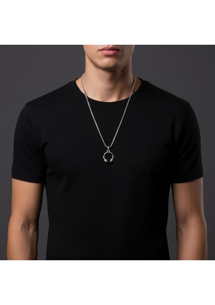 Kulaklık Gümüş Kaplama Örme Zincir Kolye fiyatları