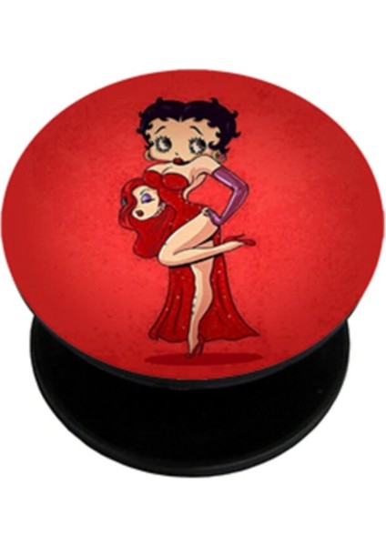 Popsocket Dijital Baskılı Telefon Tutacağı Telefon Parmak Tutucu Popsoket PS1735