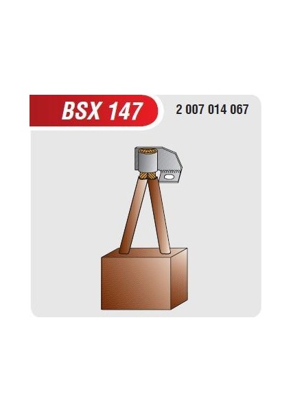 Bsx 147 24V Marş Kömürü Nıssan Patrol-Volvo Kamyon-Tır Fıat 10×36X27 (Bosch Tipi)