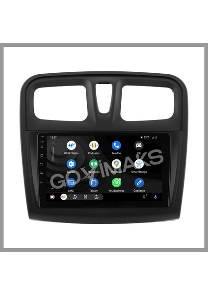 GOVİMAKS DACIA SANDERO LOGAN 2015-2018 UYUMLU 2 GB RAM 32 GB HAFIZA ANDROID MULTIMEDIA TEYP