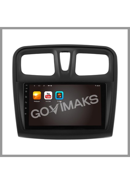 GOVİMAKS DACIA SANDERO LOGAN 2015-2018 UYUMLU 2 GB RAM 32 GB HAFIZA ANDROID MULTIMEDIA TEYP