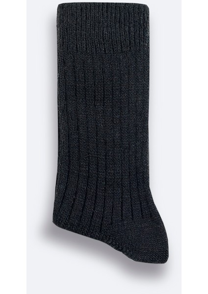 Erkek Siyah Fitilli Soket Çorap A52Y8504