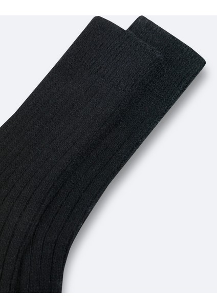 Erkek Siyah Fitilli Soket Çorap A52Y8504 modelleri