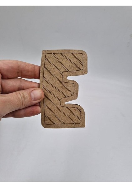 1 Adet Ahşap E Harfi Boyama Okul Dıy Etkinlik Aktivite Sanat 10 cm fiyatları