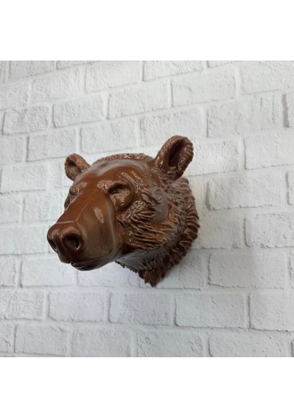 Bfs Dekoratif Ayı Duvar Heykeli Asılabilir Hediyelik 25X19 cm fiyatları