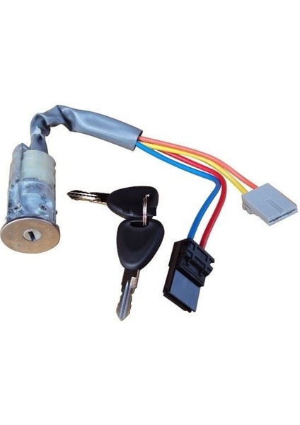 Kontak Anahtar Setı (Kontak + 2 Ön Kapı Şifre) Renault Kangoo 97-