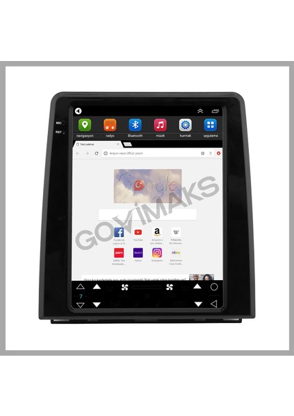 GOVİMAKS RENAULT CLIO UYUMLU 5 TESLA 2020-2023 2 GB RAM 32 GB HAFIZA ANDROID MULTIMEDIA TEYP