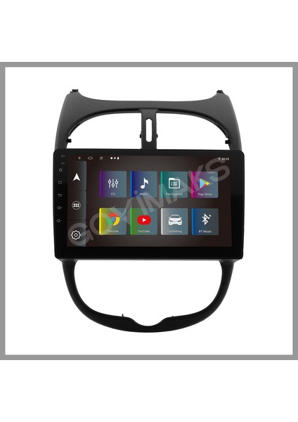 GOVİMAKS PEUGEOT 206 2002-2010 UYUMLU 2 GB RAM 32 GB HAFIZA ANDROID MULTIMEDIA TEYP