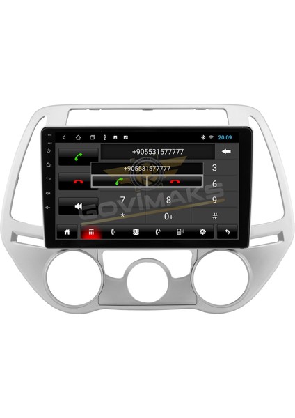 GOVİMAKS HYUNDAİ İ20 2009-2014 UYUMLU 2 GB RAM 32 GB HAFIZA ANDROID MULTIMEDIA