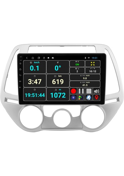 GOVİMAKS HYUNDAİ İ20 2009-2014 UYUMLU 2 GB RAM 32 GB HAFIZA ANDROID MULTIMEDIA