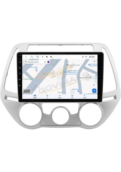 GOVİMAKS HYUNDAİ İ20 2009-2014 UYUMLU 2 GB RAM 32 GB HAFIZA ANDROID MULTIMEDIA