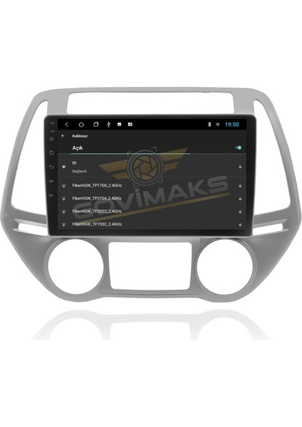 GOVİMAKS HYUNDAİ İ20 2009-2014 UYUMLU 2 GB RAM 32 GB HAFIZA ANDROID MULTIMEDIA TEYP