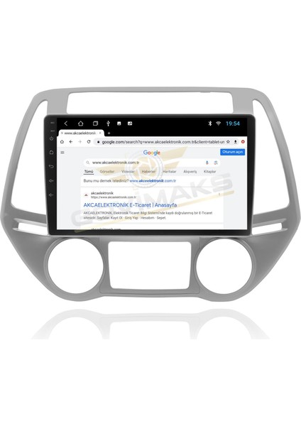 HYUNDAİ İ20 2009-2014 UYUMLU 8 GB RAM 128 GB HAFIZA ANDROID MULTIMEDIA TEYP