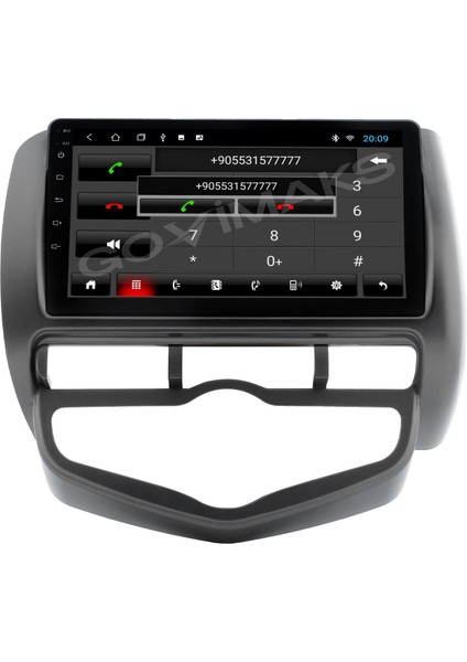 HONDA JAZZ CİTY DİJİTAL KLİMA 2002-2008 UYUMLU 2 GB RAM 32 GB HAFIZA ANDROID MULTIMEDIA TEYP modelleri