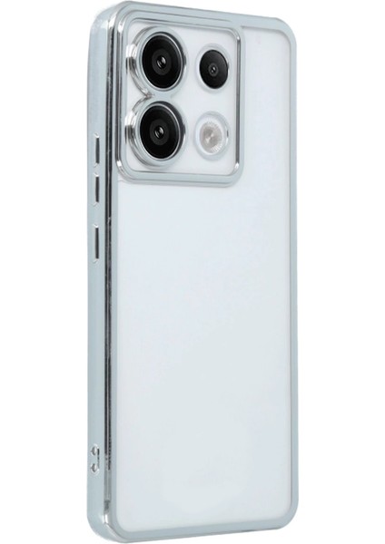 Xiaomi Redmi Note 13 Pro 4g Kılıf Razer Lensli Silikon - Gümüş fiyatları
