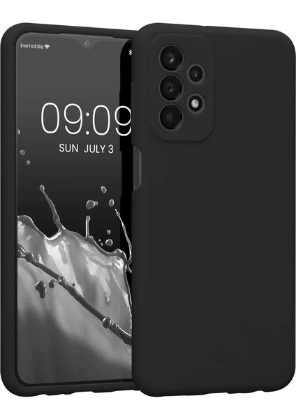 Samsung Galaxy A13 4g Kılıf First Silikon - Siyah