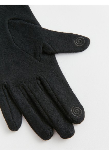 Yeni Sezon Nakışlı Kadın Kaşe Eldiven modelleri