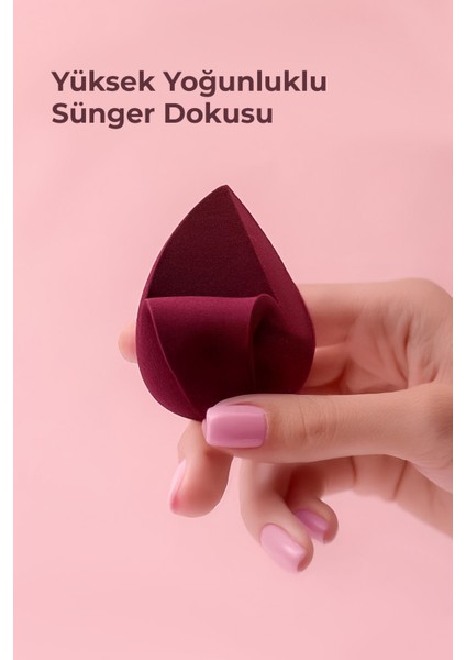 20’li Makyaj Sünger Seti Damla & Kesik Sünger, Pudra Pufları, Far Aplikatörü, Toka Hediyeli indirimleri