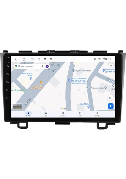 HONDA CRV 2007-2012 UYUMLU 2 GB RAM 32 GB HAFIZA ANDROID MULTIMEDIA TEYP