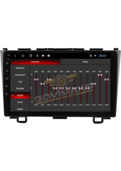 HONDA CRV 2007-2012 UYUMLU 8 GB RAM 128 GB HAFIZA ANDROID MULTIMEDIA TEYP