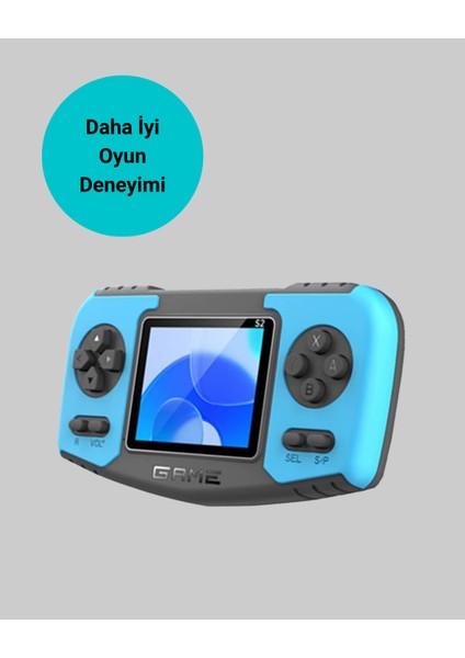 El Tipi Retro Oyun Konsolu Çocuklara Özel Portatif Oyun Makinesi - MCT5839-9153 fırsatları