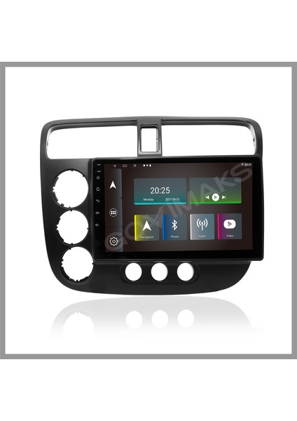 HONDA CİVİC VTEC 2 2001-2006 UYUMLU 4 GB RAM 64 GB HAFIZA ANDROID MULTIMEDIA TEYP