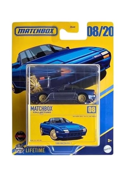 Matchbox Araçlar 1988 Mazda Rx-7 GBJ48 - JCL41 modelleri