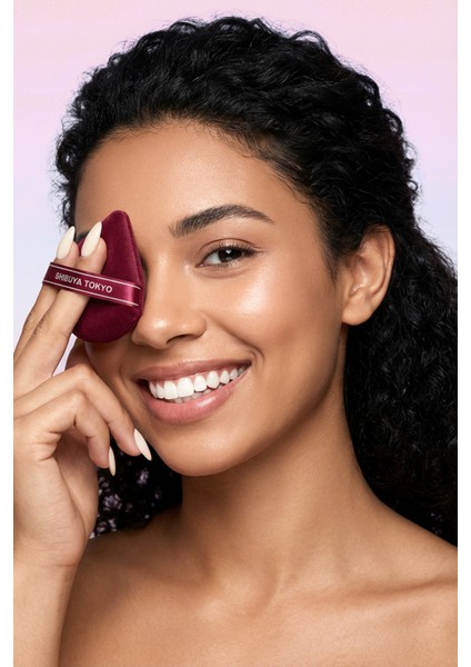 Üçgen Pudra Pufu ve Makyaj Süngeri 3’lü Set Kumaş Kese fırsatları