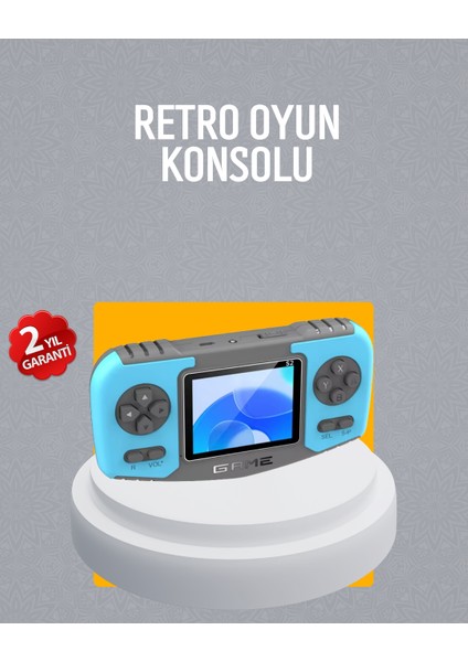 Mini Arcade Oyun Konsolu Hafif Taşınabilir Çocuk Hediyelik - MCT7673-6991