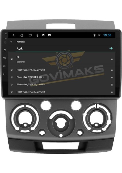 MAZDA BT50 2007-2012 UYUMLU 2 GB RAM 32 GB HAFIZA ANDROID MULTIMEDIA TEYP