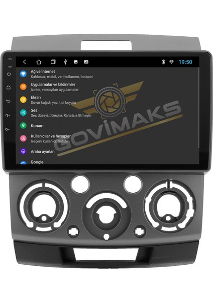 MAZDA BT50 2007-2012 UYUMLU 2 GB RAM 32 GB HAFIZA ANDROID MULTIMEDIA TEYP