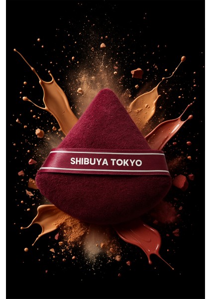 Üçgen Pudra Pufu ve Makyaj Süngeri 3’lü Set Kumaş Kese modelleri