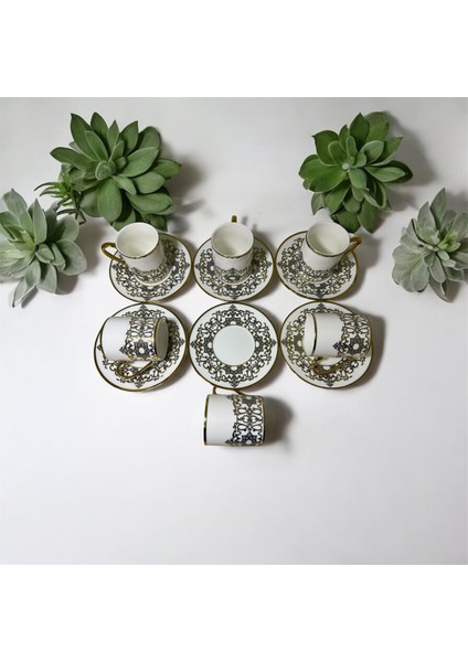 Porselen Fincan Takımı 6lı 90 cc (RSY-105) modelleri