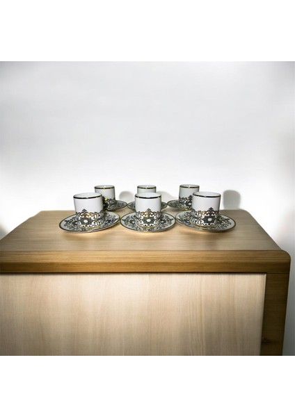 Porselen Fincan Takımı 6lı 90 cc (RSY-105)