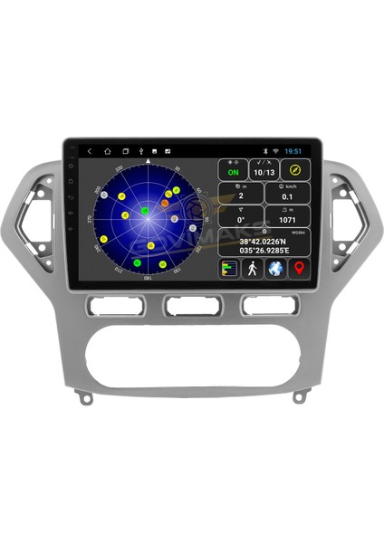 FORD MONDEO 2007-2012 UYUMLU SILVER GREY 2 GB RAM 32 GB HAFIZA ANDROİD MULTİMEDİA TEYP fırsatları