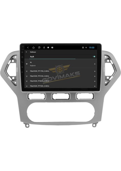 FORD MONDEO 2007-2012 UYUMLU SILVER GREY 6 GB RAM 128 GB HAFIZA ANDROİD MULTİMEDİA TEYP