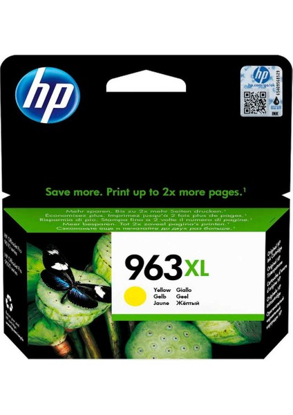 963XL-3JA29AE Sarı Yüksek Kapasiteli Orijinal Kartuş