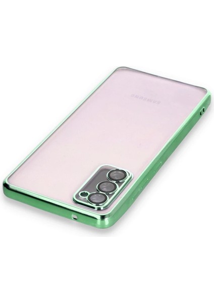 Samsung Galaxy S20 Fe Kılıf Razer Lensli Silikon - Yeşil modelleri